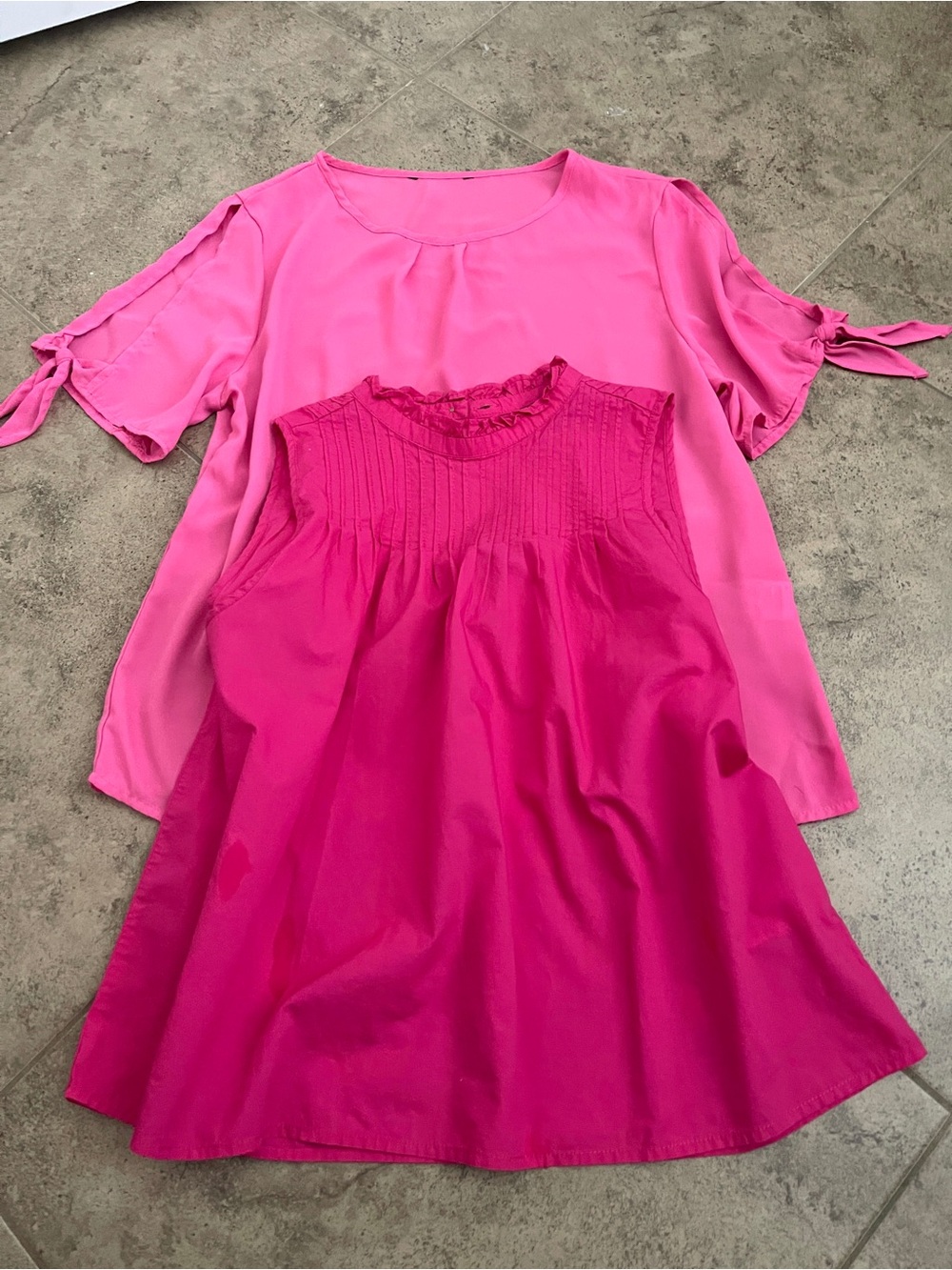J CREW 2x Pink Women’s Top MEDIUM Cotton Sleeveless Blouse Cold Shoulder Sz M